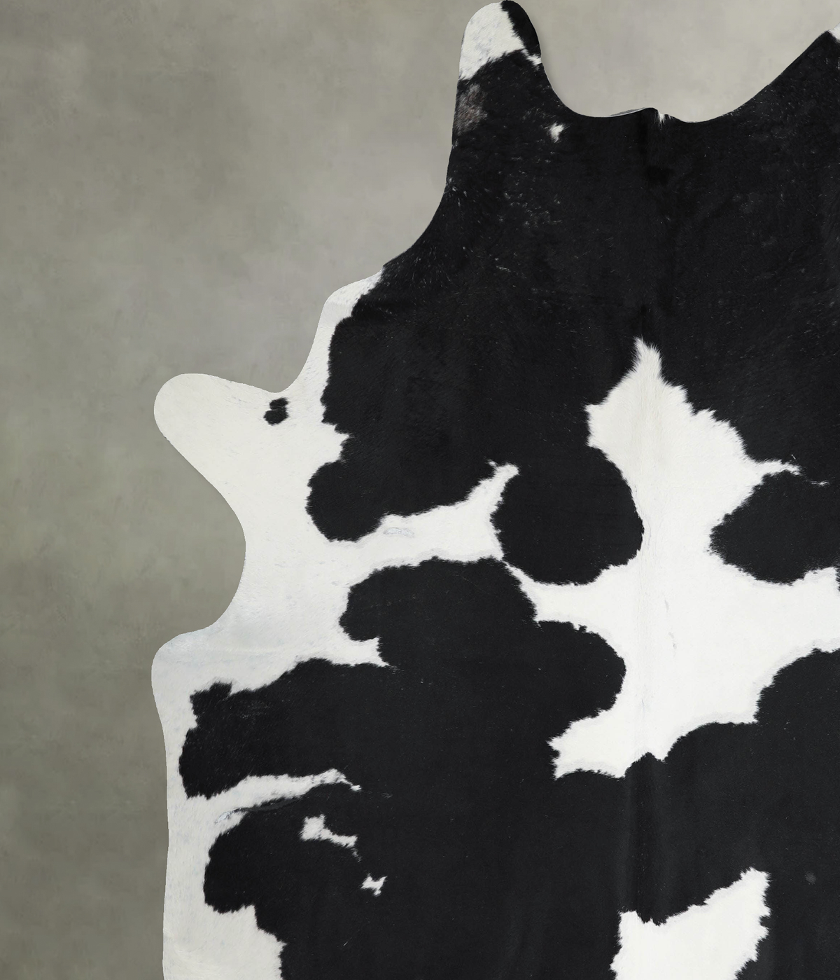 Black and White XX-Large Brazilian Cowhide Rug 8'7"H x 7'3"W #A53682 by Hudson Hides