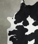 Black and White XX-Large Brazilian Cowhide Rug 8'7"H x 7'3"W #A53682 by Hudson Hides