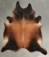 Warm Caramel XX-Large Brazilian Cowhide Rug 8'8"H x 7'4"W #A53683 by Hudson Hides