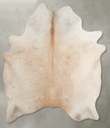 Light Caramel X-Large Brazilian Cowhide Rug 7'1"H x 6'3"W #A53688 by Hudson Hides