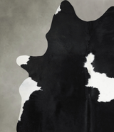 Black and White XX-Large Brazilian Cowhide Rug 8'6"H x 6'9"W #A53689 by Hudson Hides