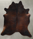 Dark Brindle X-Large Brazilian Cowhide Rug 7'4"H x 6'5"W #A53692 by Hudson Hides