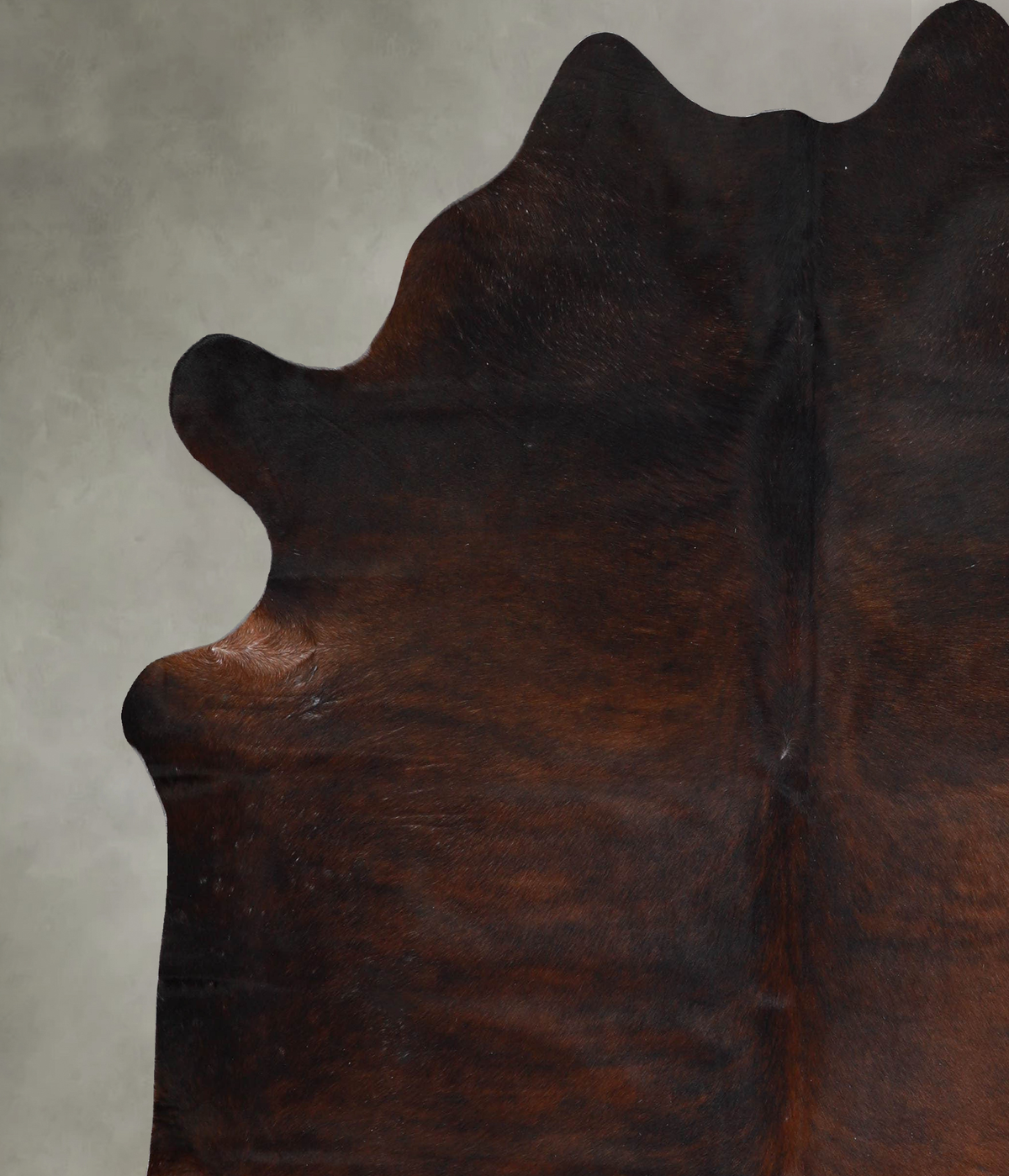 Dark Brindle X-Large Brazilian Cowhide Rug 7'4"H x 6'5"W #A53692 by Hudson Hides