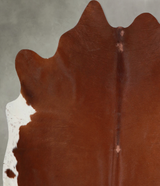 Brown and White Regular X-Large Brazilian Cowhide Rug 6'4"H x 6'8"W #A53700 by Hudson Hides