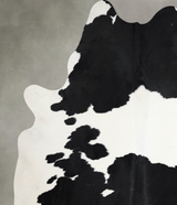 Black and White XX-Large Brazilian Cowhide Rug 8'4"H x 6'6"W #A53702 by Hudson Hides