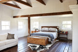 Salt and Pepper Black XX-Large Brazilian Cowhide Rug 8'1"H x 6'7"W #A53705 by Hudson Hides