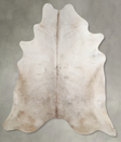 Champagne XX-Large Brazilian Cowhide Rug 8'0"H x 7'0"W #A53706 by Hudson Hides