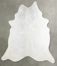 Light Grey X-Large Brazilian Cowhide Rug 7'7"H x 6'4"W #A53707 by Hudson Hides