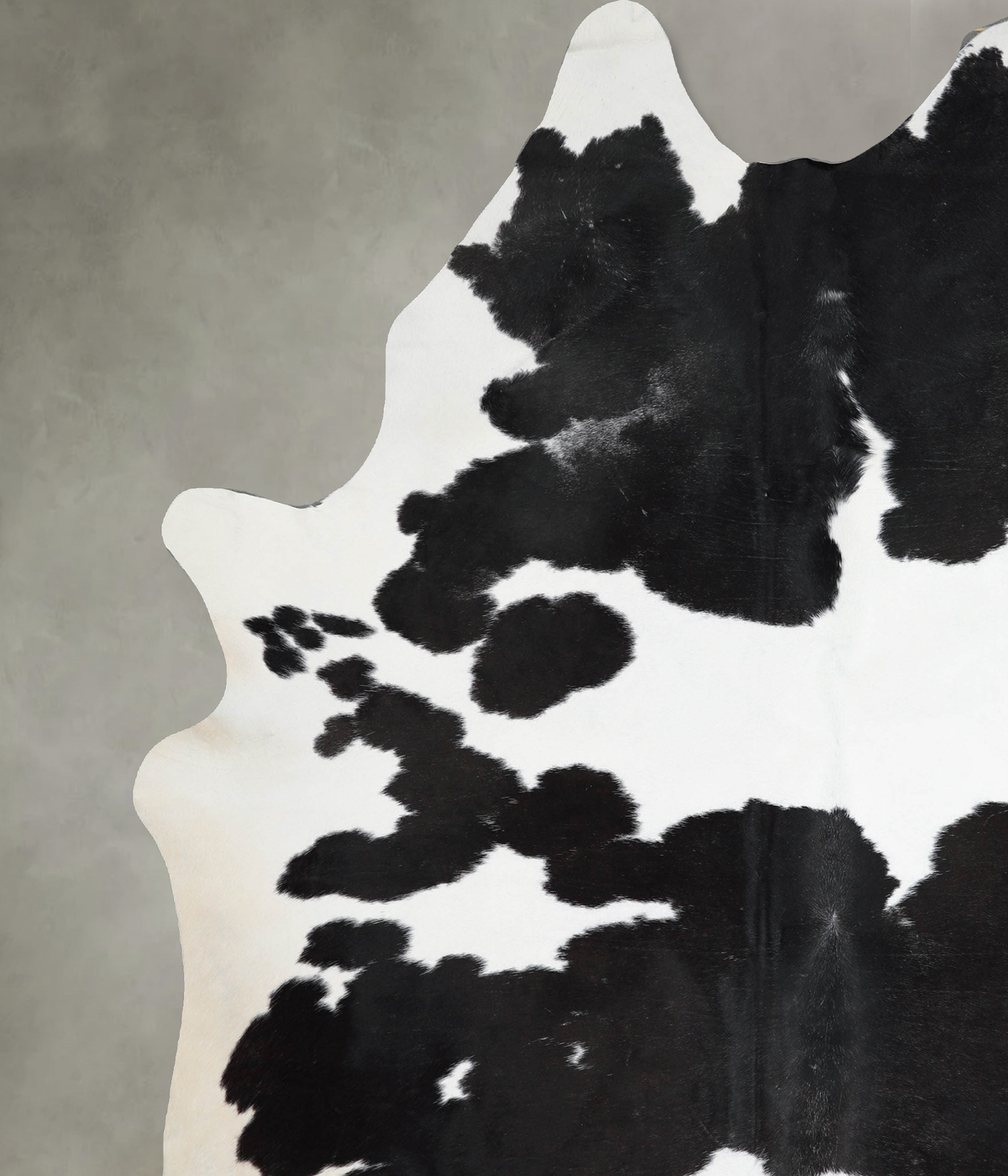 Black and White XX-Large Brazilian Cowhide Rug 8'9"H x 6'9"W #A53708 by Hudson Hides