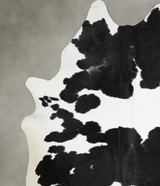 Black and White XX-Large Brazilian Cowhide Rug 8'9"H x 6'9"W #A53708 by Hudson Hides