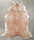 Light Caramel XX-Large Brazilian Cowhide Rug 8'1"H x 7'1"W #A53709 by Hudson Hides