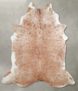 Light Caramel XX-Large Brazilian Cowhide Rug 8'1"H x 7'1"W #A53709 by Hudson Hides