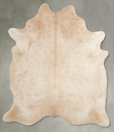 Beige X-Large Brazilian Cowhide Rug 7'6"H x 6'1"W #A53711 by Hudson Hides