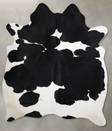 Black and White XX-Large Brazilian Cowhide Rug 8'1"H x 6'4"W #A53714 by Hudson Hides