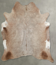 Taupe X-Large Brazilian Cowhide Rug 6'10"H x 6'4"W #A53720 by Hudson Hides