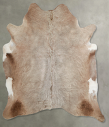 Taupe X-Large Brazilian Cowhide Rug 6'10"H x 6'4"W #A53720 by Hudson Hides