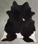 Black and White X-Large Brazilian Cowhide Rug 7'6"H x 6'2"W #A53721 by Hudson Hides
