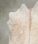 Champagne XX-Large Brazilian Cowhide Rug 7'2"H x 7'0"W #A53723 by Hudson Hides