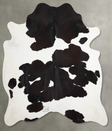 Black and White X-Large Brazilian Cowhide Rug 7'0"H x 6'4"W #A53724 by Hudson Hides