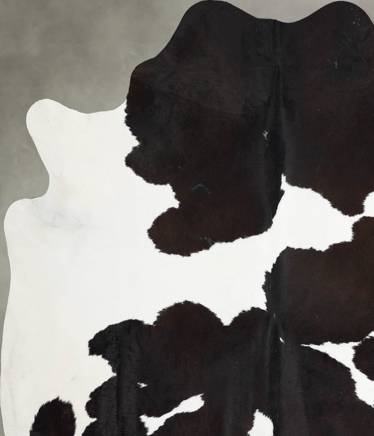 Black and White X-Large Brazilian Cowhide Rug 7'0"H x 6'4"W #A53724 by Hudson Hides