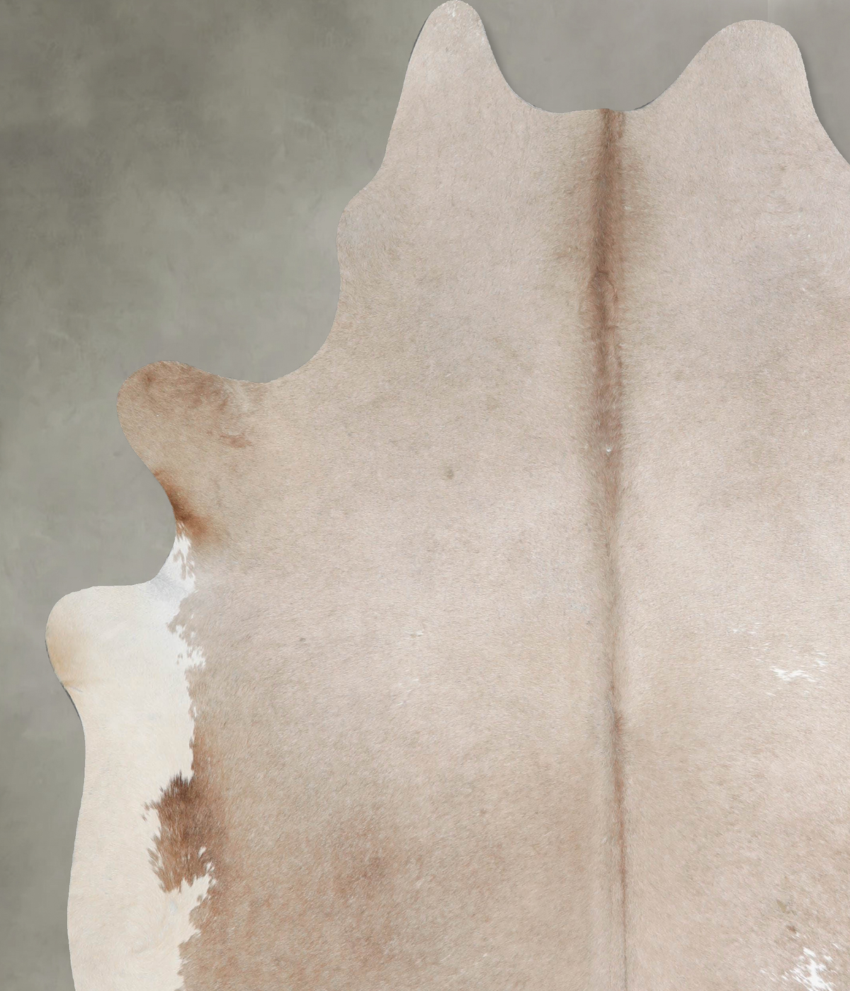 Taupe X-Large Brazilian Cowhide Rug 7'4"H x 6'8"W #A53729 by Hudson Hides