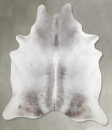 Medium Grey XX-Large Brazilian Cowhide Rug 8'0"H x 6'11"W #A53730 by Hudson Hides