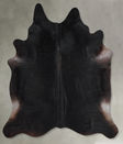 Solid Black XX-Large Brazilian Cowhide Rug 7'6"H x 6'10"W #A53748 by Hudson Hides