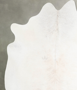 Ivory with Beige XX-Large Brazilian Cowhide Rug 7'8"H x 7'0"W #A53772 by Hudson Hides