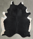 Black and White XX-Large Brazilian Cowhide Rug 8'10"H x 6'6"W #A53773 by Hudson Hides