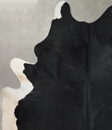 Black and White XX-Large Brazilian Cowhide Rug 8'10"H x 6'6"W #A53773 by Hudson Hides