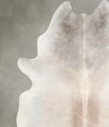 Grey with Beige XX-Large Brazilian Cowhide Rug 8'5"H x 6'10"W #A53775 by Hudson Hides