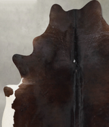 Chocolate XX-Large Brazilian Cowhide Rug 7'11"H x 6'9"W #A53777 by Hudson Hides