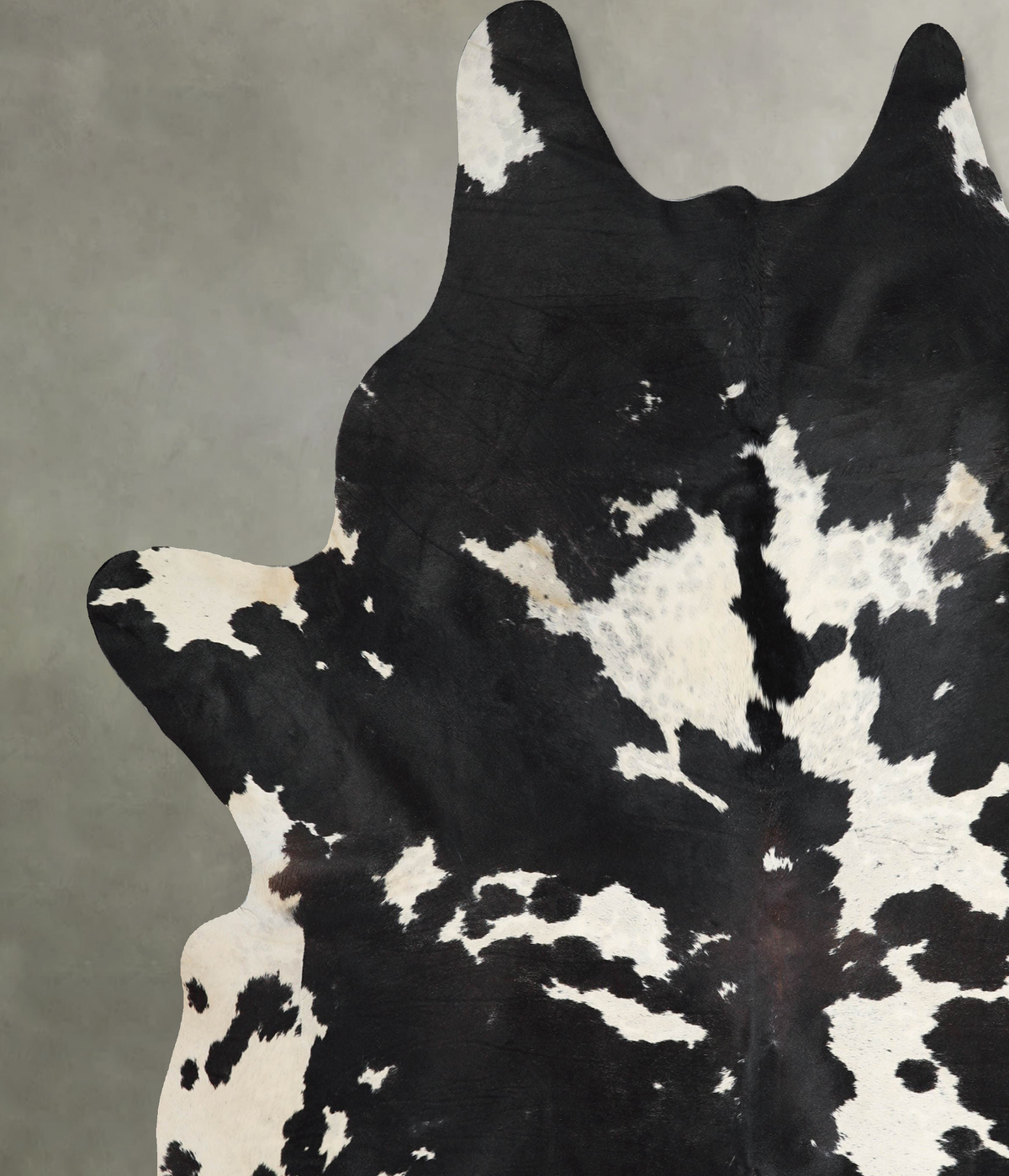 Black and White XX-Large Brazilian Cowhide Rug 9'0"H x 7'4"W #A53779 by Hudson Hides