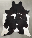 Black and White XX-Large Brazilian Cowhide Rug 8'9"H x 7'0"W #A53785 by Hudson Hides