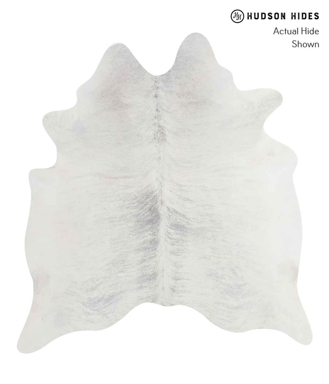 Grey Brindle X-Large Brazilian Cowhide Rug 6'8"H x 6'2"W #A5379 by Hud