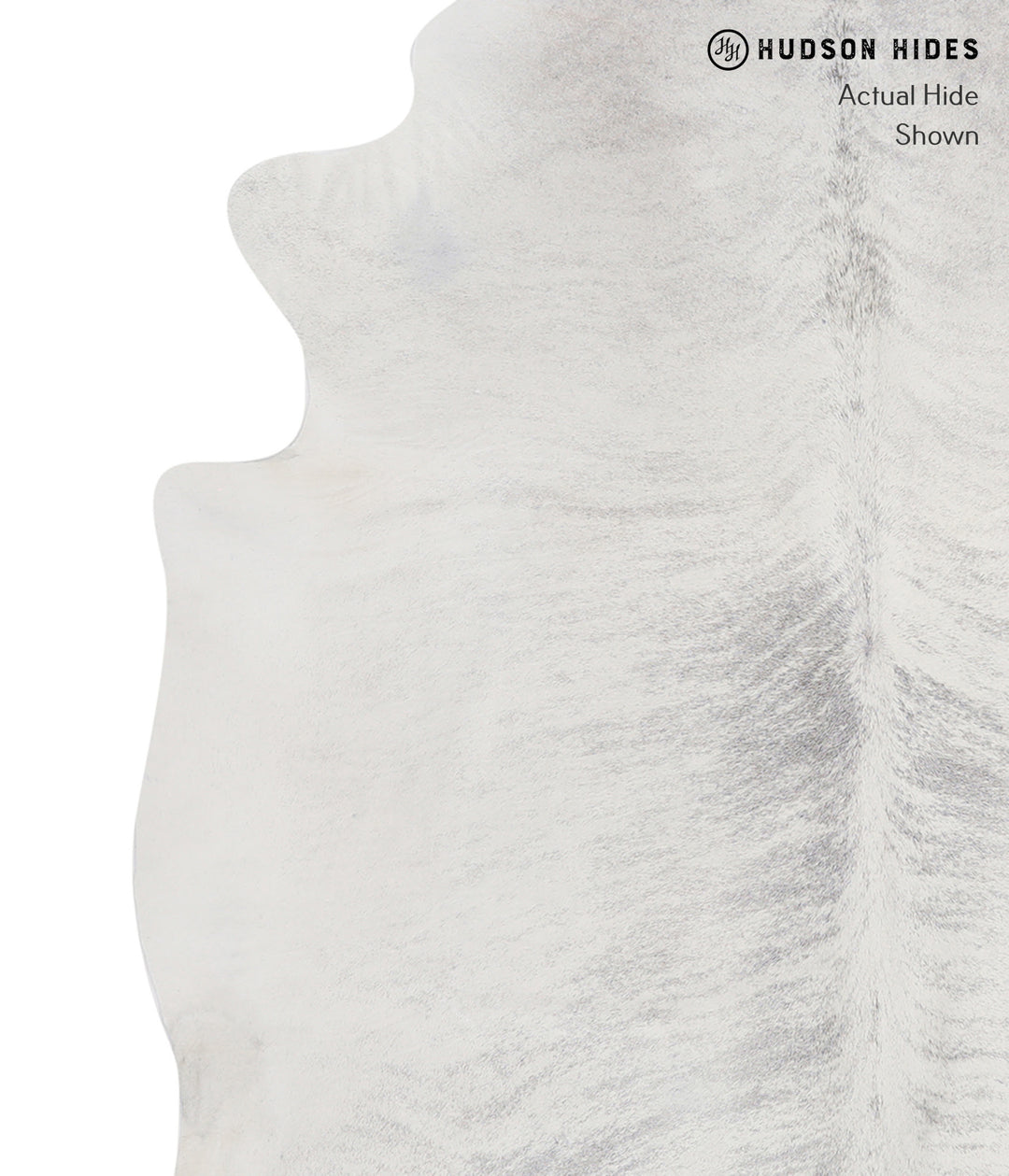 Grey Brindle X-Large Brazilian Cowhide Rug 6'8"H x 6'2"W #A5379 by Hud