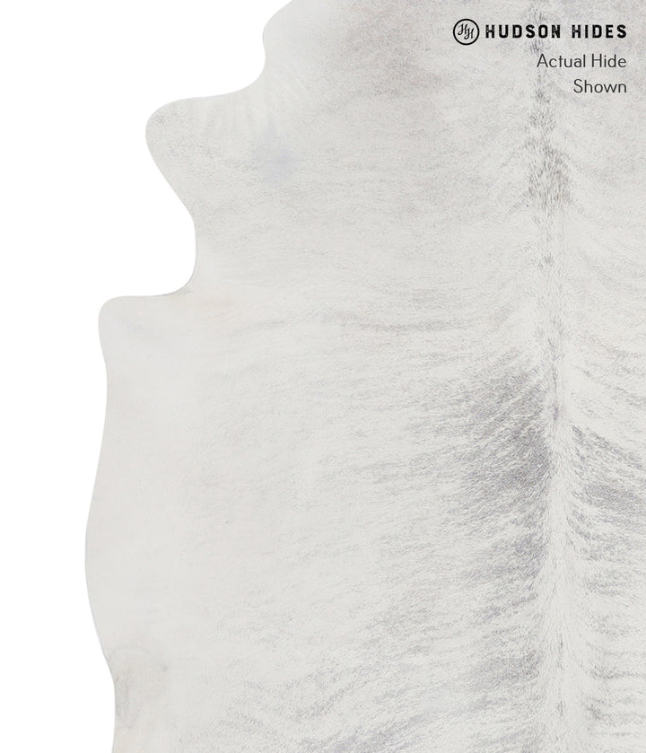 Grey Brindle X-Large Brazilian Cowhide Rug 6'8"H x 6'2"W #A5379 by Hudson Hides
