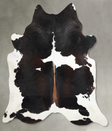 Chocolate and White XX-Large Brazilian Cowhide Rug 7'9"H x 7'2"W #A53791 by Hudson Hides