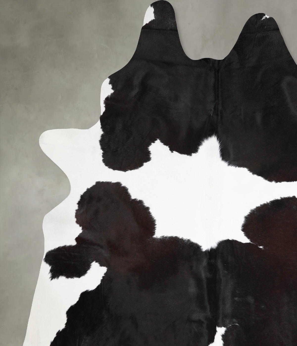 Black and White XX-Large Brazilian Cowhide Rug 9'1"H x 7'4"W #A53794 by Hudson Hides