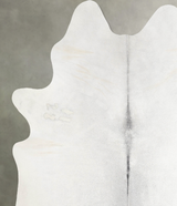 Light Grey X-Large Brazilian Cowhide Rug 7'6"H x 6'3"W #A53798 by Hudson Hides