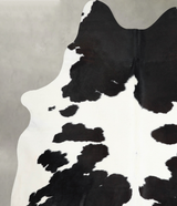 Black and White XX-Large Brazilian Cowhide Rug 7'8"H x 6'9"W #A53799 by Hudson Hides
