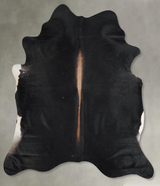 Chocolate X-Large Brazilian Cowhide Rug 7'3"H x 6'4"W #A53807 by Hudson Hides