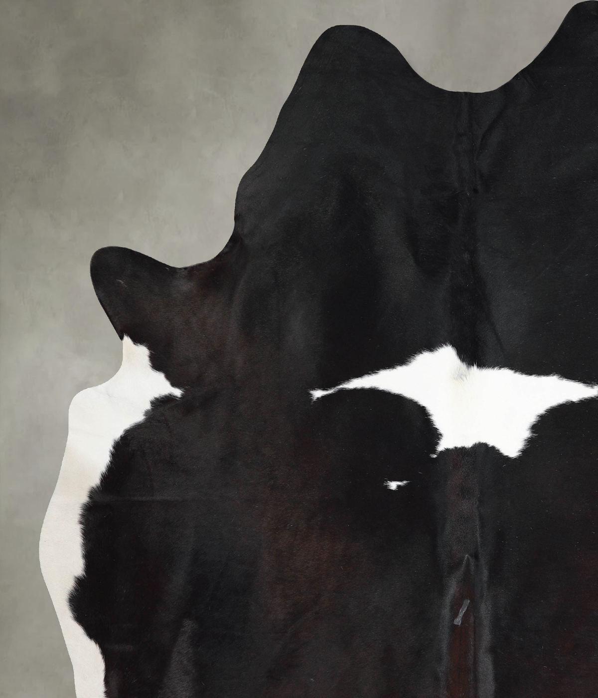 Black and White XX-Large Brazilian Cowhide Rug 9'0"H x 7'2"W #A53815 by Hudson Hides
