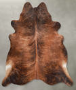Dark Brindle X-Large Brazilian Cowhide Rug 6'9"H x 7'1"W #A53818 by Hudson Hides