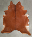 Solid Brown XX-Large Brazilian Cowhide Rug 8'3"H x 6'11"W #A53827 by Hudson Hides