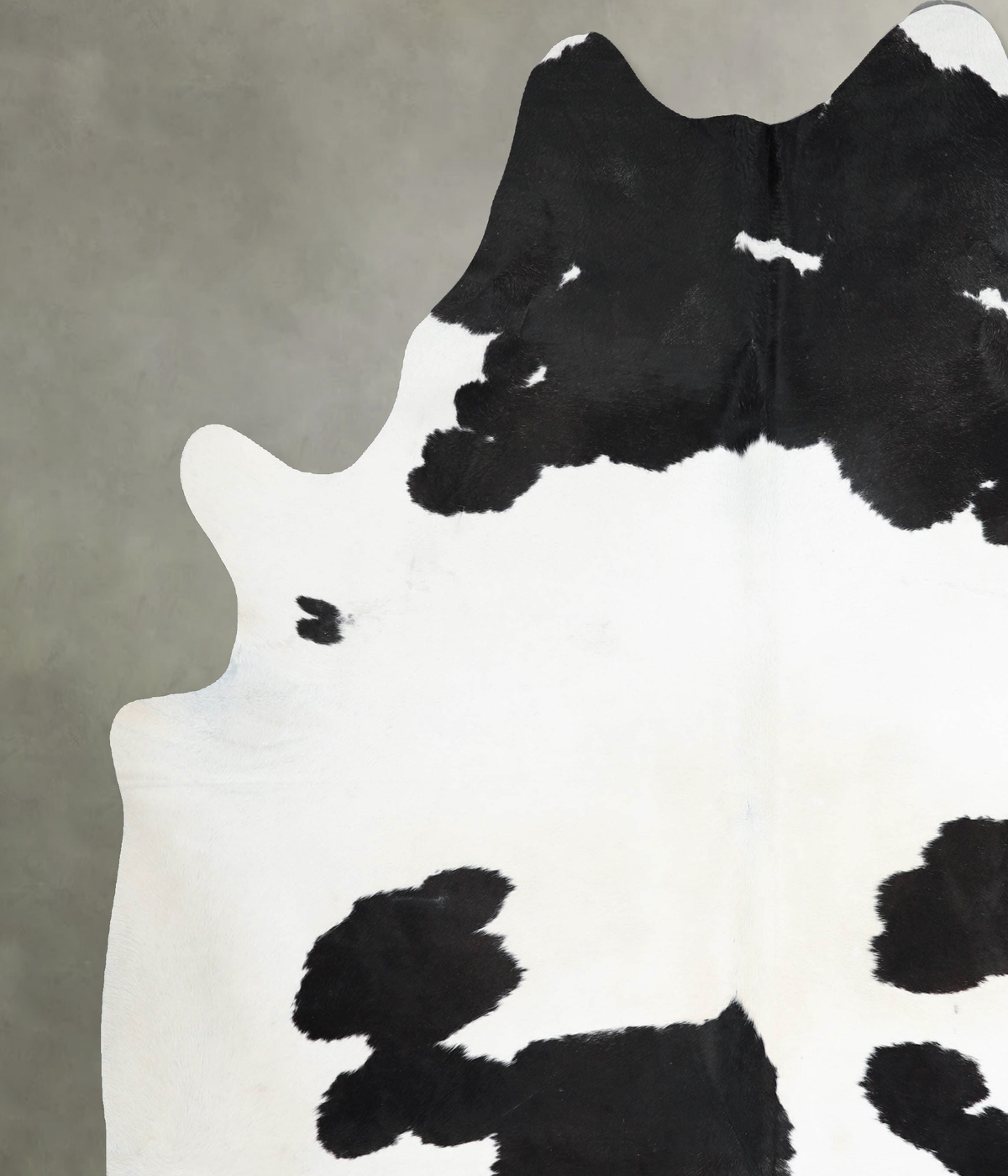 Black and White XX-Large Brazilian Cowhide Rug 8'6"H x 7'2"W #A53831 by Hudson Hides