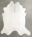 Light Grey XX-Large Brazilian Cowhide Rug 7'10"H x 7'8"W #A53833 by Hudson Hides
