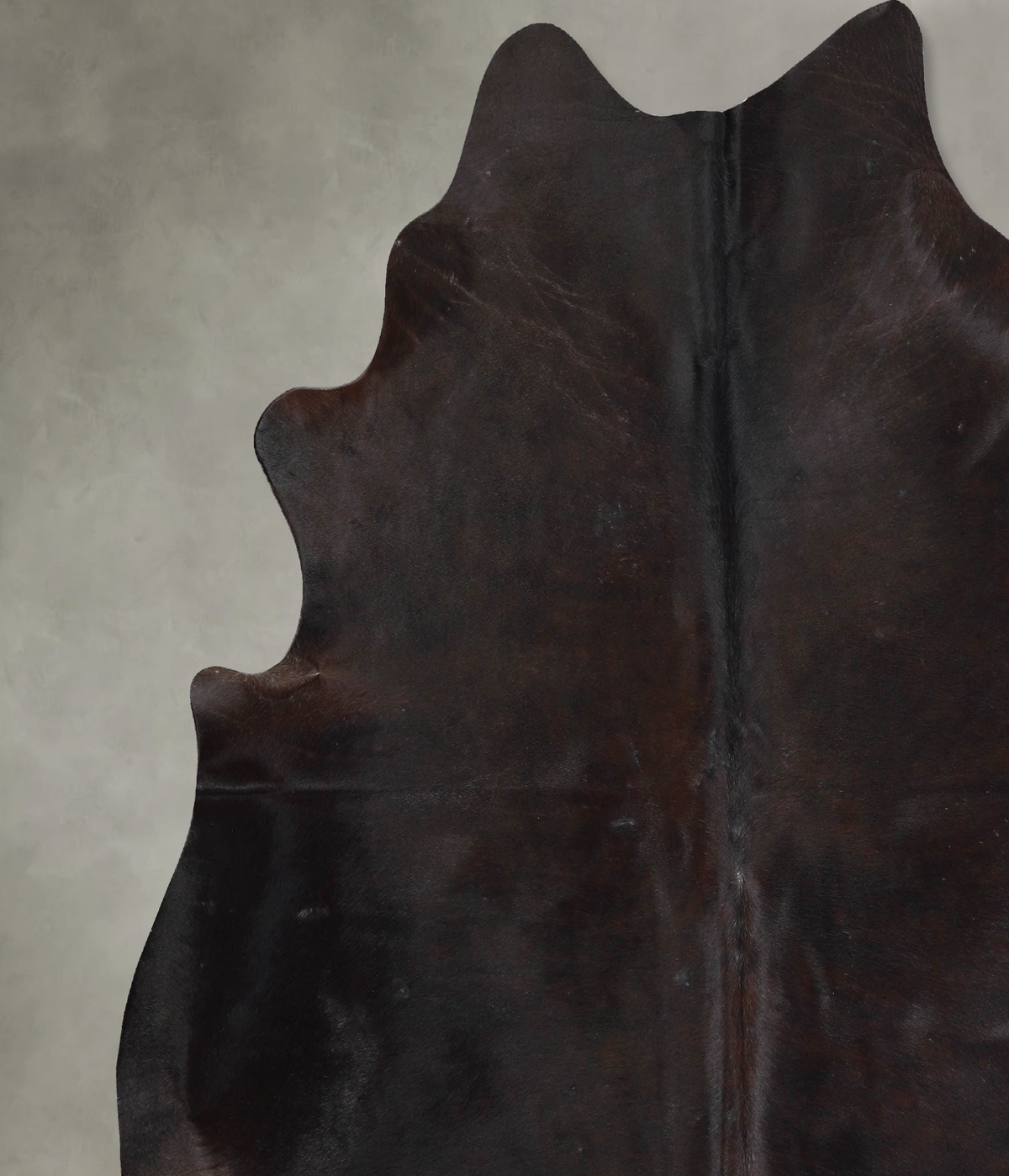 Chocolate X-Large Brazilian Cowhide Rug 7'1"H x 6'11"W #A53836 by Hudson Hides