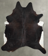 Dark Brindle XX-Large Brazilian Cowhide Rug 8'5"H x 7'3"W #A53840 by Hudson Hides