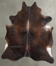 Chocolate XX-Large Brazilian Cowhide Rug 7'8"H x 6'7"W #A53843 by Hudson Hides